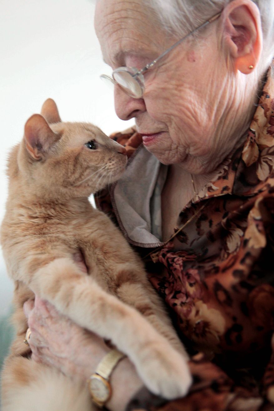Mary Sullivan adopted Roger on the condition that she would not have him declawed. She said she regrets having the procedure performed on another cat, who "was in agony the whole time" before he died. (Associated Press)
