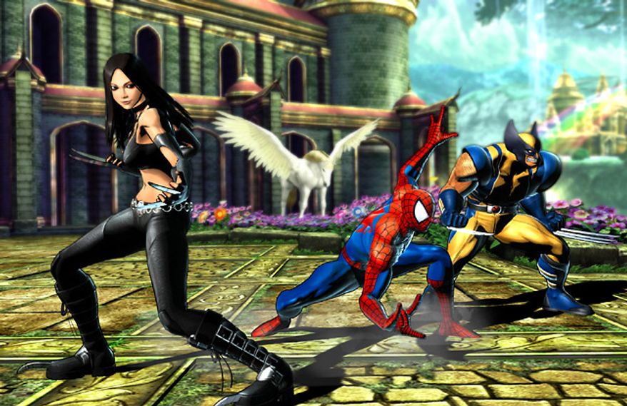 X-23, Spider-Man and Wolverine co-star in Marvel vs. Capcom 3: Fate of Two Worlds.