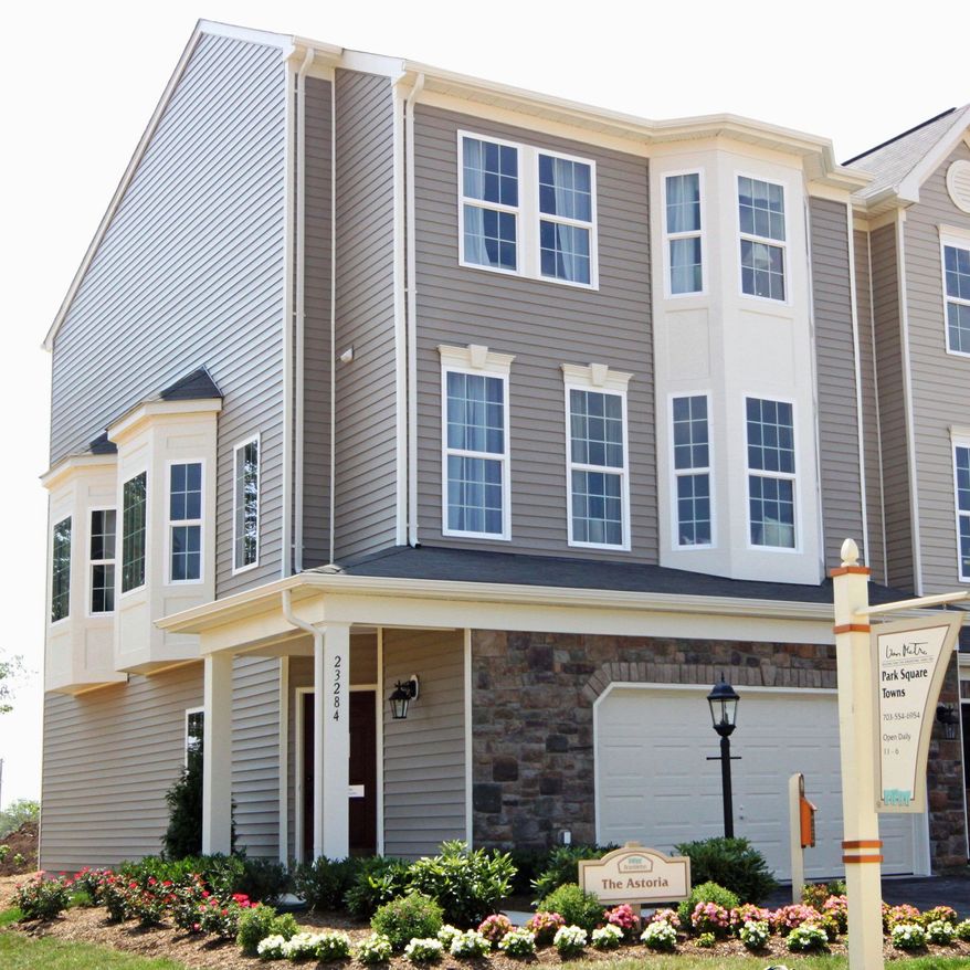 The three-bedroom Astoria model at Stone Ridge is an end-unit town home with 2,562 square feet. It is priced from $359,990.