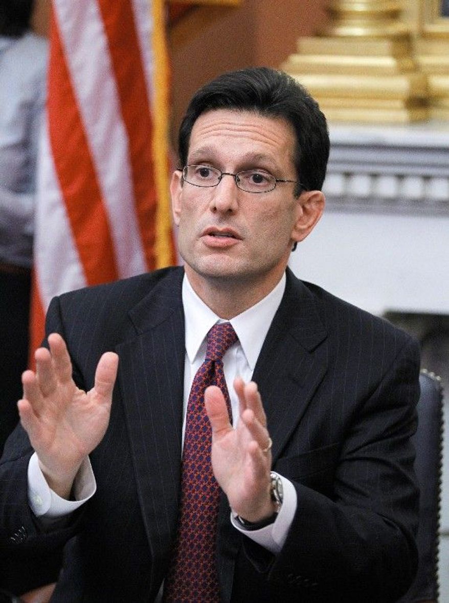 House Majority Leader Eric Cantor says the hearings "assess how we can better work with the Muslim community in America to stop the spread of radical Islam." (Associated Press)