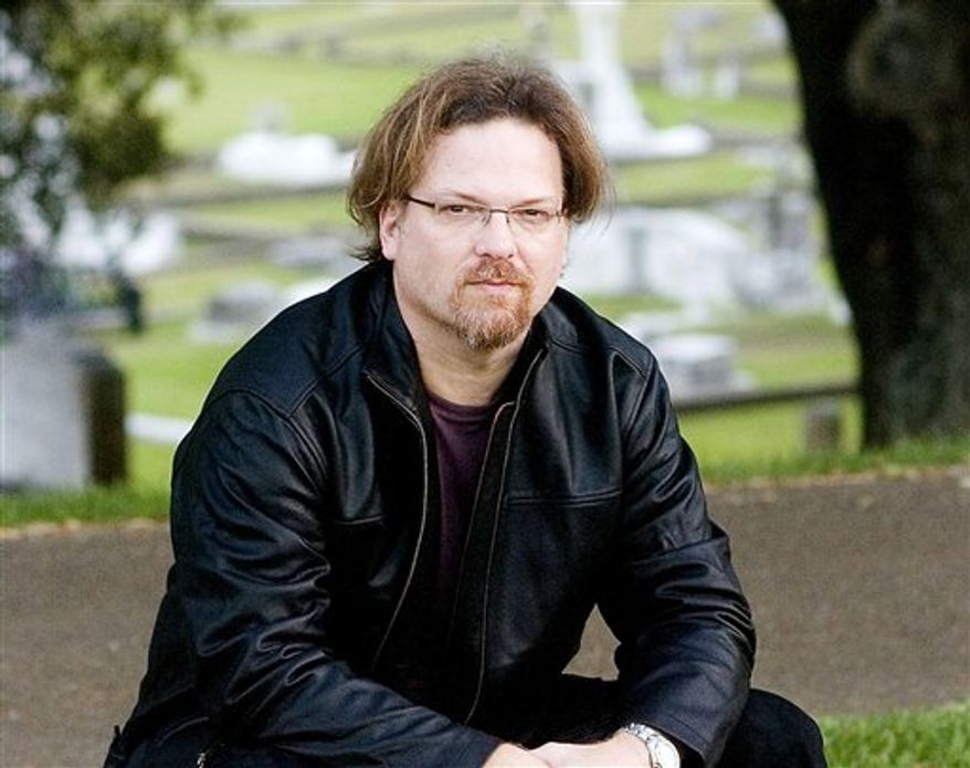 In this image released by Scribner, Greg Iles, author of "The Devil's Punchbowl, is shown. Mississippi writer Greg Iles is hospitalized in serious condition after being injured in a traffic accident in Natchez. Adams County Sheriff Chuck Mayfield said Iles, who lives in Natchez, was injured when his car collided with a pickup truck in U.S. Highway 61. Patrice Guilfoyle, a spokeswoman for the University of Mississippi Medical Center, said Iles was admitted Monday night. (AP Photo/Scribner, Ben Hillyer)