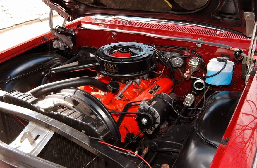 The 327-cubic-inch V-8 isn't the biggest engine, but it's rock-solid. (Bill O'Brien/The Washington Times)