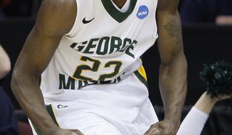 George Mason&#39;s Mike Morrison is averaging 9.5 points, 6.7 rebounds and 1.8 blocks in his senior season. (AP Photo)