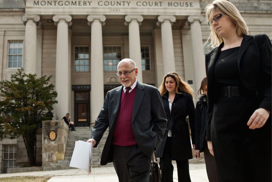 Public defender Alan Drew is representing Brittany Norwood. (Drew Angerer/The Washington Times)