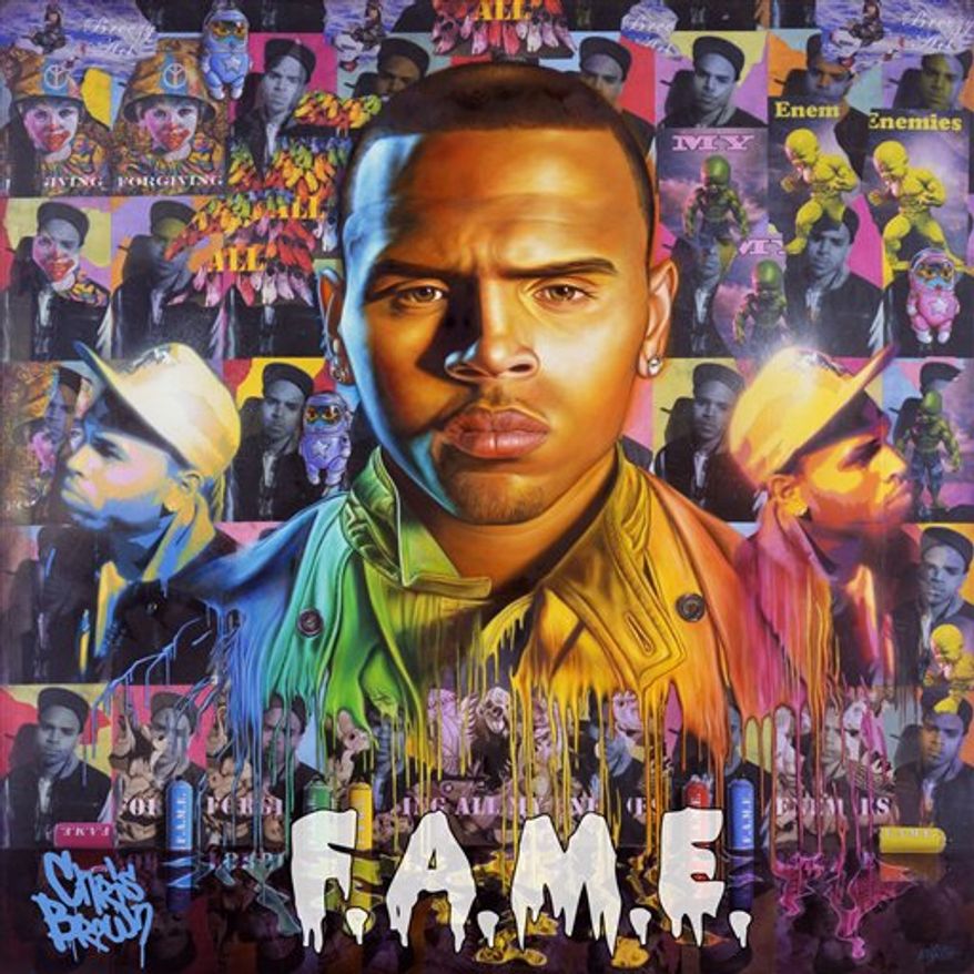 In this CD cover image released by Jive, the latest release by Chris Brown, "F.A.M.E.," is shown. (AP Photo/Jive)