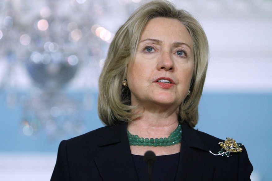 **FILE** Secretary of State Hillary Rodham Clinton (Associated Press)