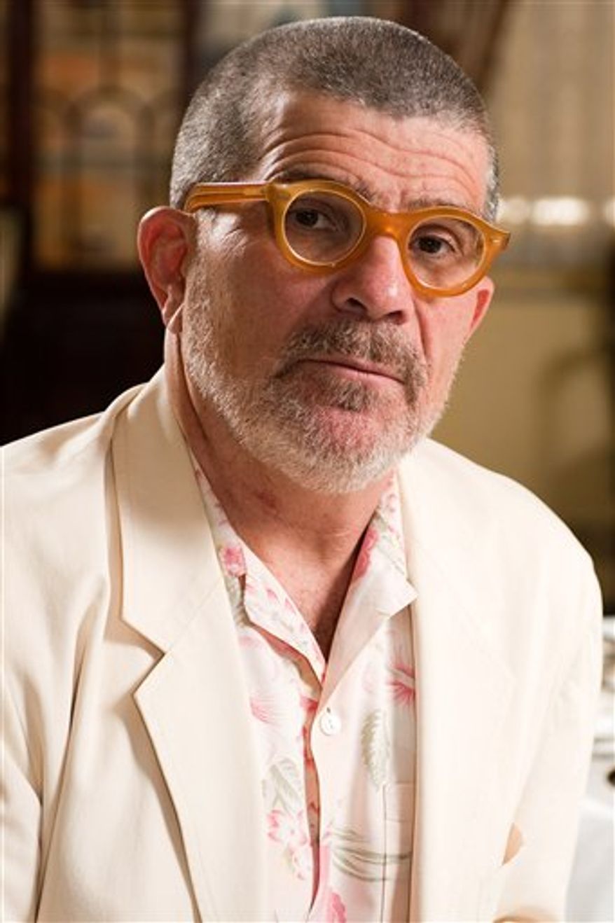 FILE - In this June 21, 2010 file photo, David Mamet poses for a portrait in New York. (AP Photo/Charles Sykes, file)