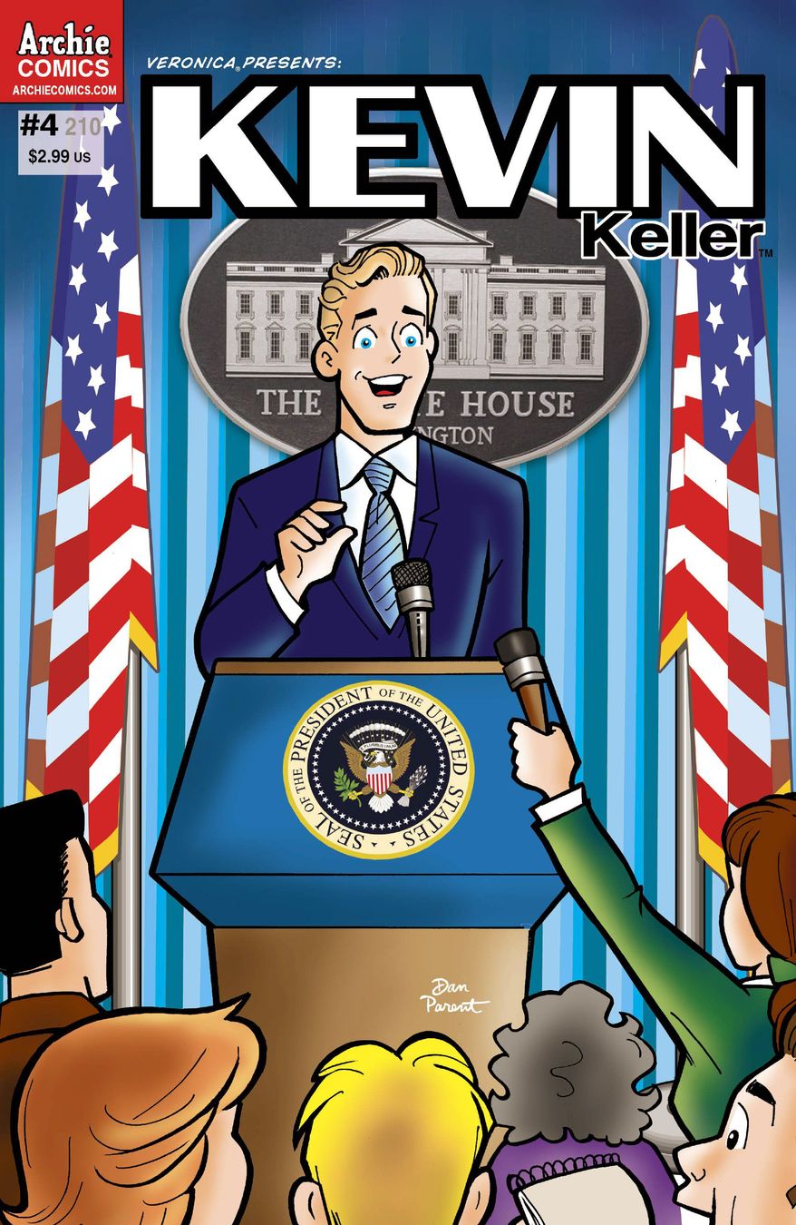"I think as time marches on, gay characters in comics will become more commonplace and it won't be a big media event every time a gay character is introduced," said Dan Parent, who is writing and drawing the four-issue mini-series featuring Kevin Keller that will be released in June. (Associated Press/Archie Comics)
