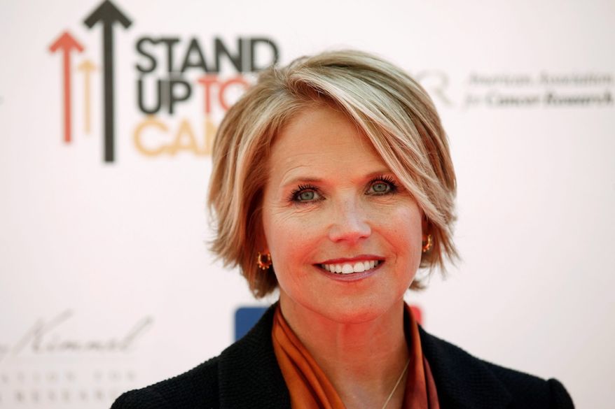 Katie Couric, who reportedly is leaving her anchor post at "CBS Evening News," is expected to launch a syndicated talk show in 2012. Mrs. Couric was the first woman to solely helm a network TV evening newscast. (Associated Press)