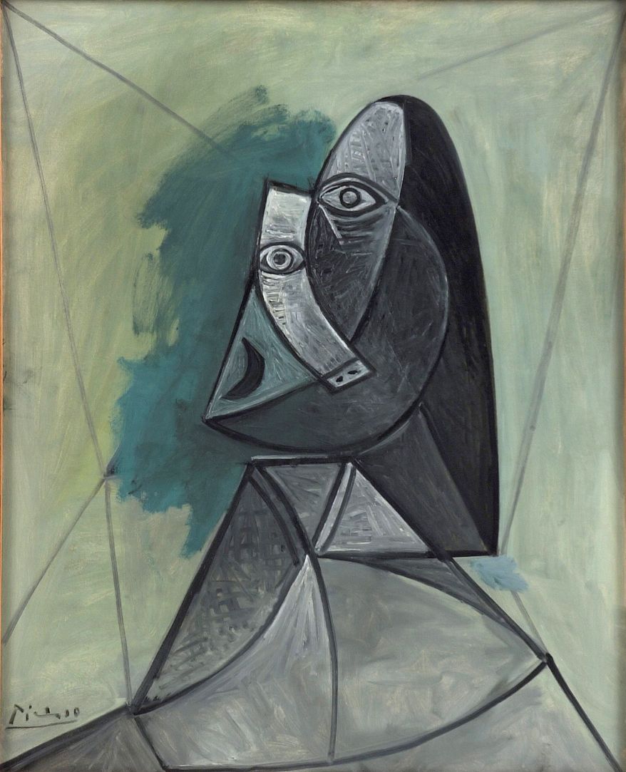 Pablo Picasso's "Buste de Femme" will need reliable travel through Israeli checkpoints before it reaches an art academy in the volatile West Bank. (Van Abbemuseum via Associated Press)