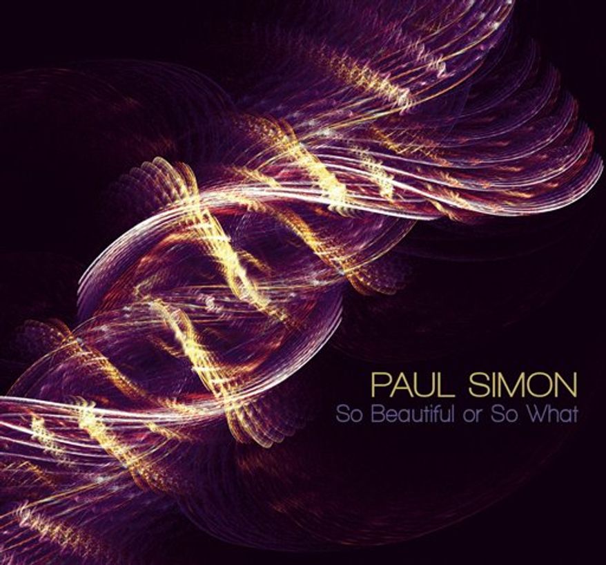 In this CD cover image released by Concord Music Group, the latest release by Paul Simon, "So Beautiful or So What," is shown. (AP Photo/Concord Music Group)