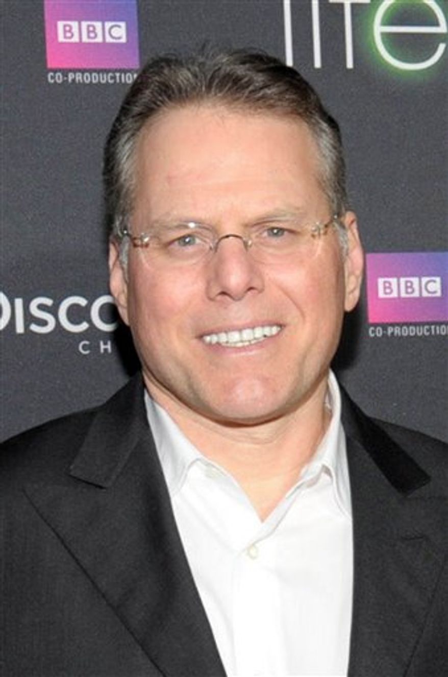 FILE - In this Feb. 25, 2010 file photo originally provided by Discovery Communications, Discovery CEO David M. Zaslav attends the premiere of "Life" at the Getty Center in Los Angeles. Discovery Communications Inc. is launching a television network for rich guys and their toys. The target audience is men with incomes of $150,000 a year and more. (AP Photo/ Discovery Communications, Mark Davis)