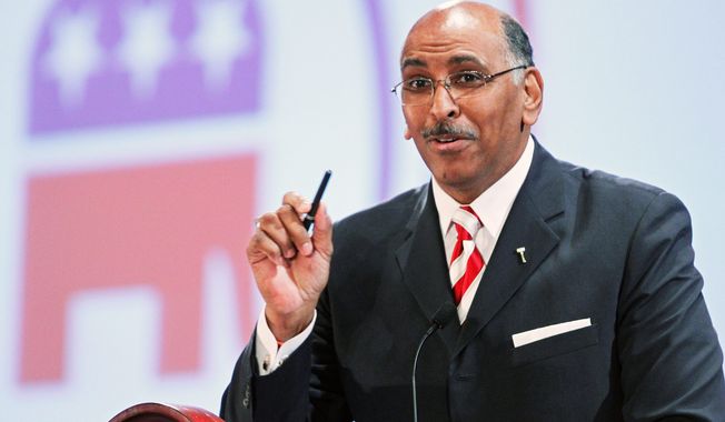 Former Republican National Committee chief Michael S. Steele (Associated Press) **FILE**