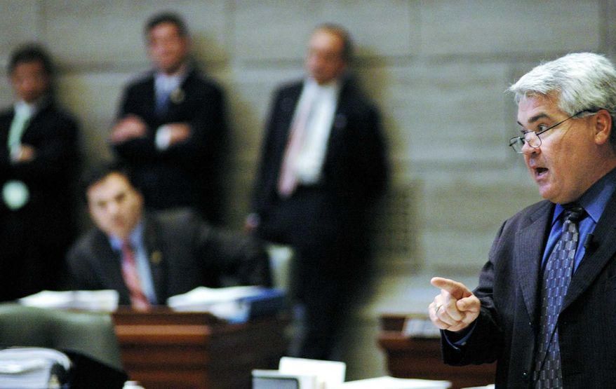 Associated Press
"You can't get up on every issue when you're in the minority," said Missouri state Sen. Tim Green, St. Louis Democrat. "So you pick the ones you're most passionate about."