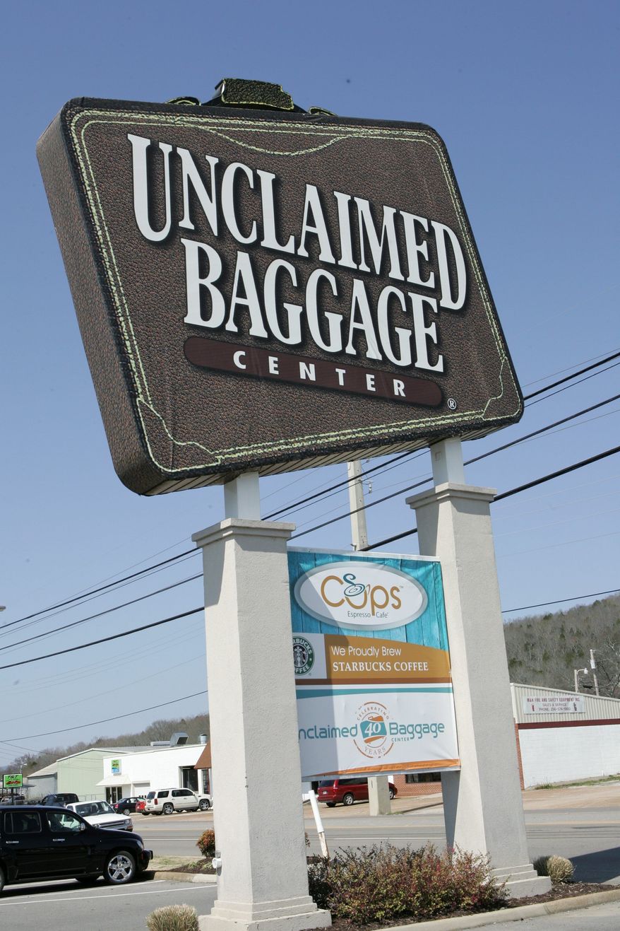 The Unclaimed Baggage Center, in Scottsboro, Ala., has become a mecca of sorts for bargain hunters looking to purchase travelers' lost possessions. (Associated Press)