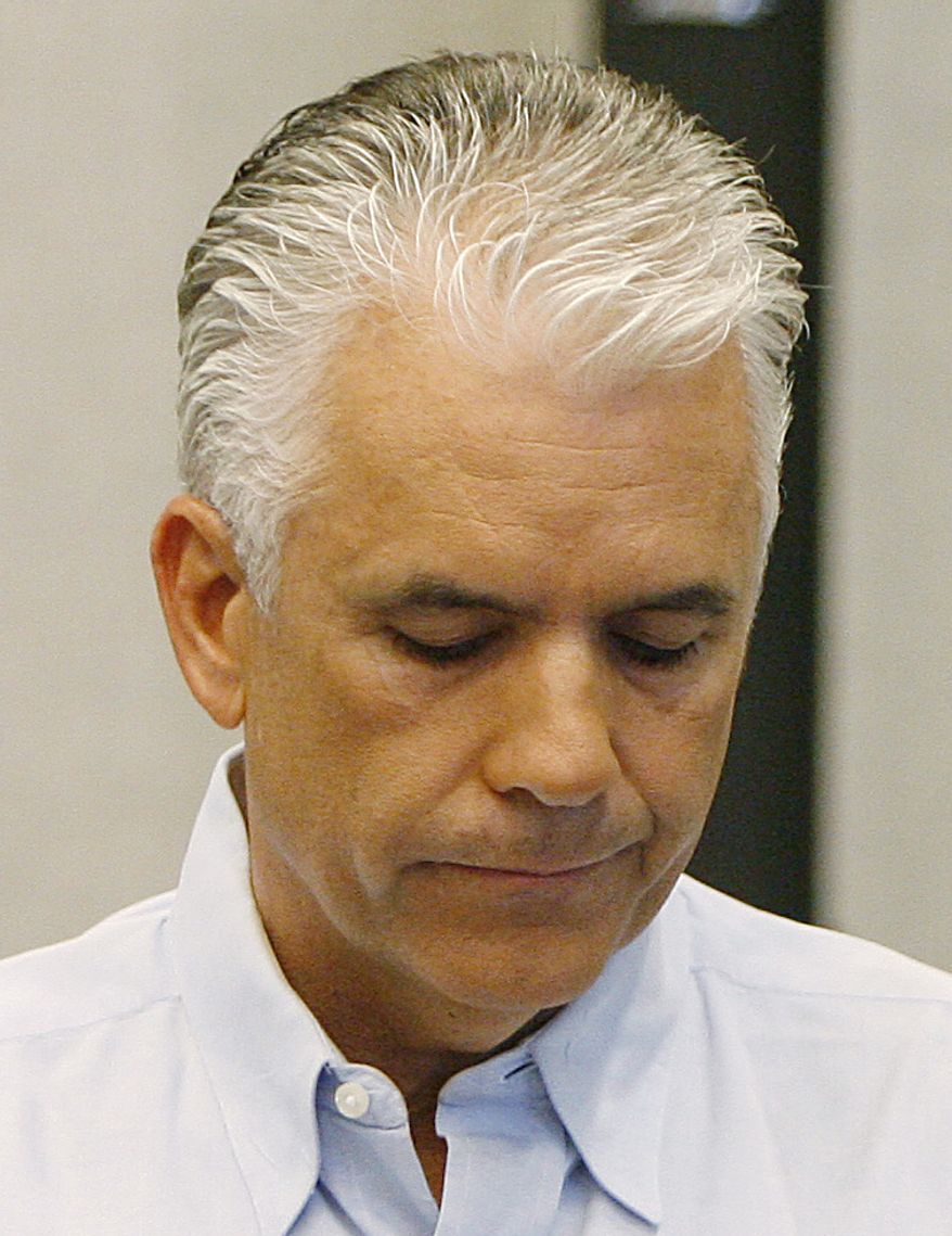 FILE - In this June 16, 2009, photo, Sen. John Ensign, R-Nev. speaks at a news conference at the Lloyd D. George Federal building in Las Vegas. (AP Photo/Isaac Brekken)