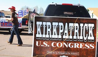 ASSOCIATED PRESS
Ann Kirkpatrick campaigned successfully for Congress in 2008, but lost in the Republican tide last year. She plans to seek a rematch to take back the seat from Rep. Paul A. Gosar.