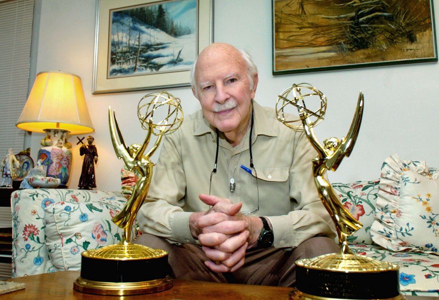 Hubert "Hub" Schlafly helped invent the teleprompter and he won an Emmy Award for developing the first cable system that permitted subscribers to order special programs.
ASSOCIATED PRESS