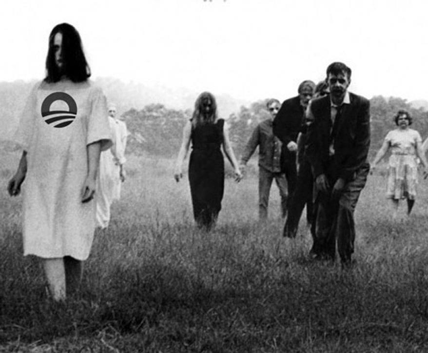 Illustration: Obama zombies