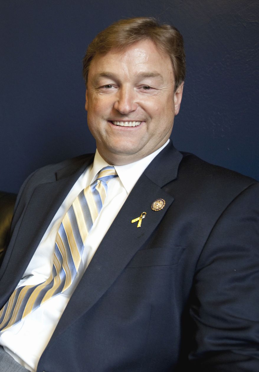 ** FILE ** Sen. Dean Heller, Nevada Republican (AP Photo/Harry Hamburg, File)