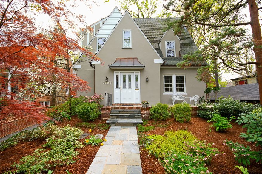 The home at 3316 Rowland Place NW in Cleveland Park is on the market for $1,495,000. Built in 1930, the home has four bedrooms, four full baths and a powder room over four finished levels.
