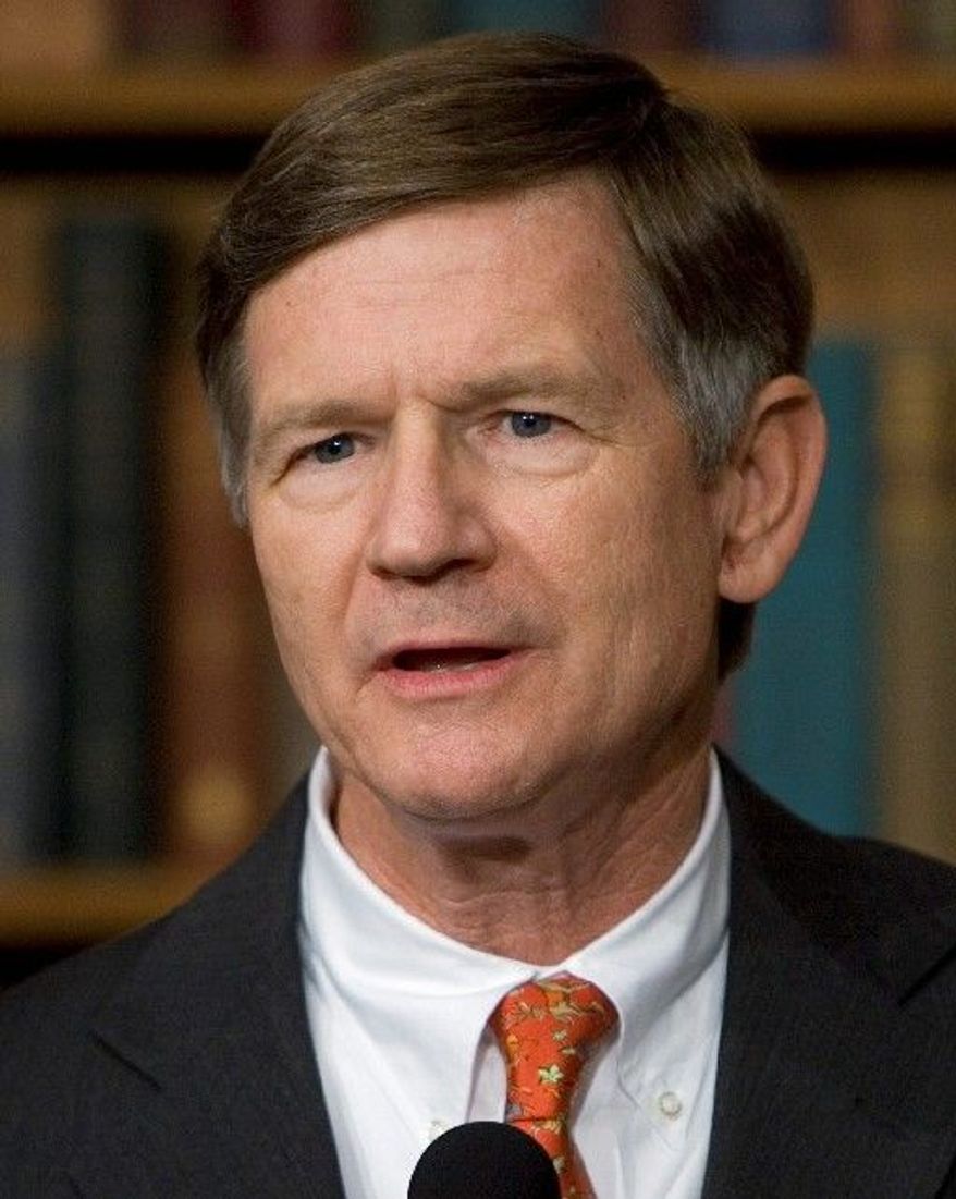 ASSOCIATED PRESS
Rep. Lamar Smith, Texas Republican, accuses the Obama administration of having "cooked the books" for two years regarding U.S. border security facts.