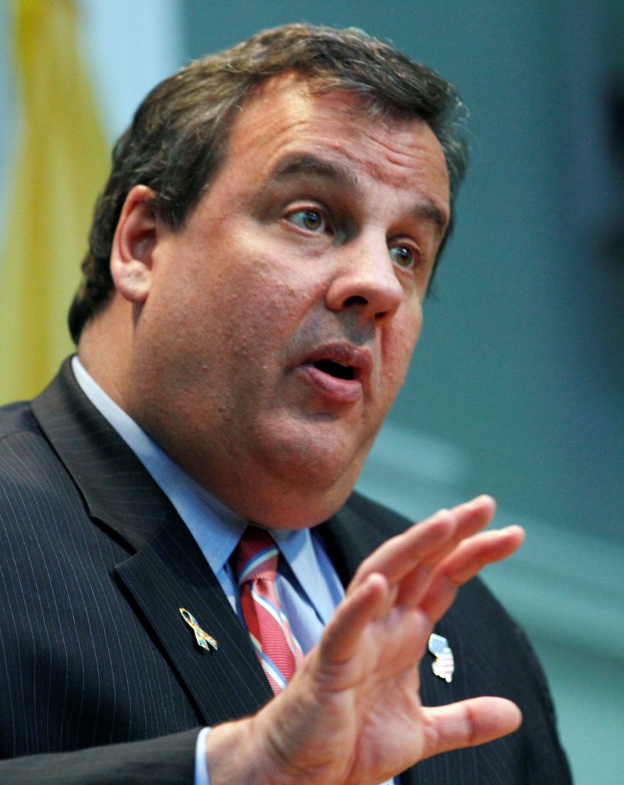 New Jersey Gov. Chris Christie