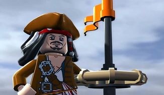 Capt. Jack Sparrow stars in Lego Pirates of the Caribbean.