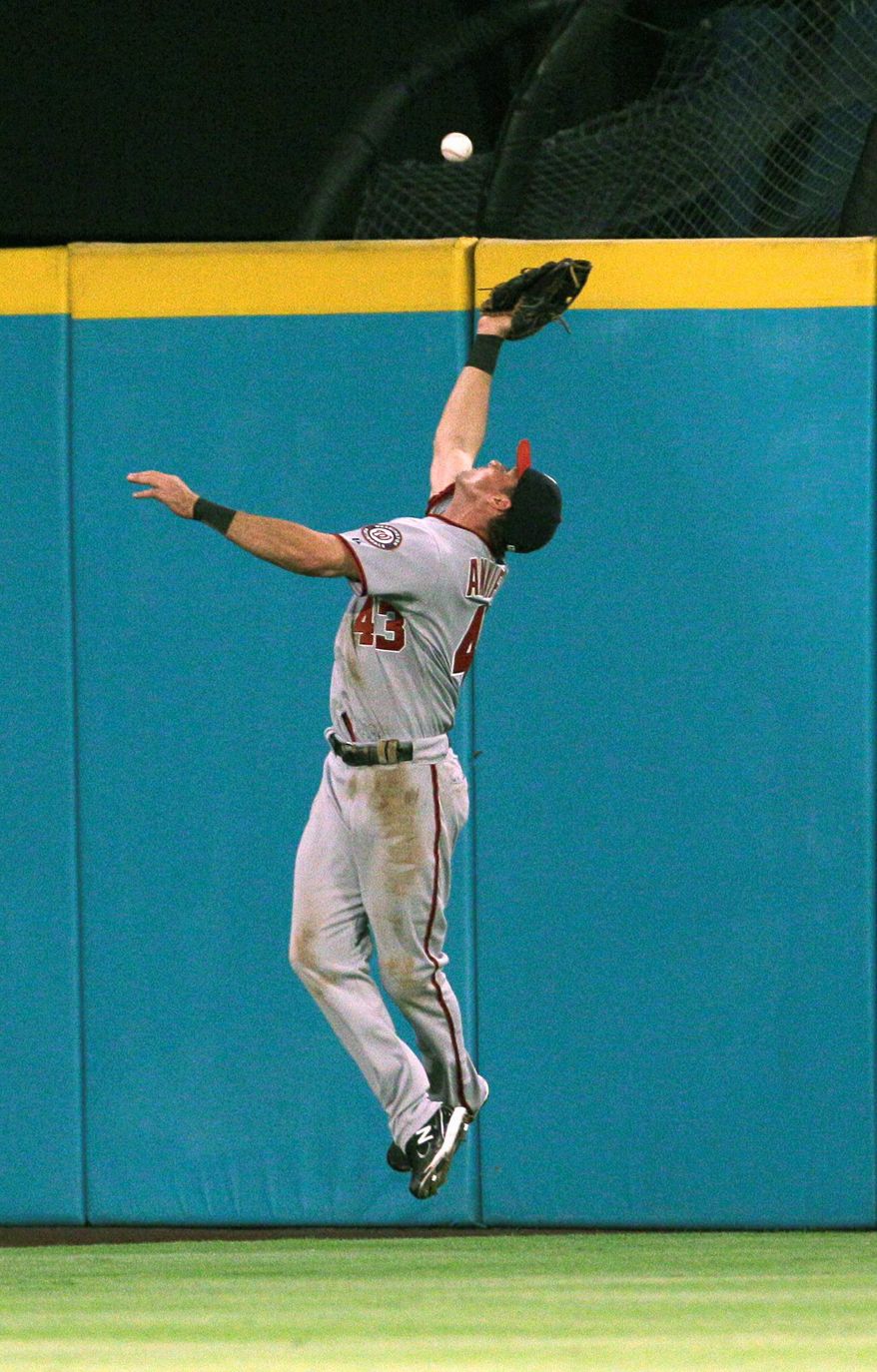 Washington Nationals' center fielder Rick Ankiel. (Associated Press)