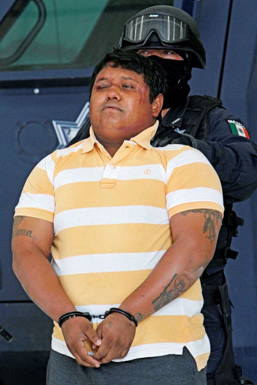 Julio de Jesus Radilla Hernandez has been charged in connection with the deaths of seven people in March. (Associated Press)