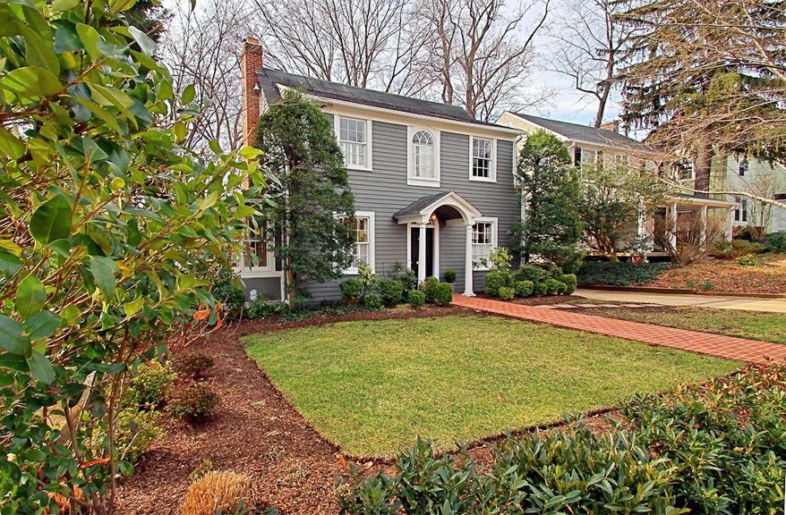 The home at 4512 Lowell St. NW is on the market for $1,395,000. The traditional cottage, built in 1925, has a three-story addition on the back. The home has five bedrooms, three full baths and a powder room.