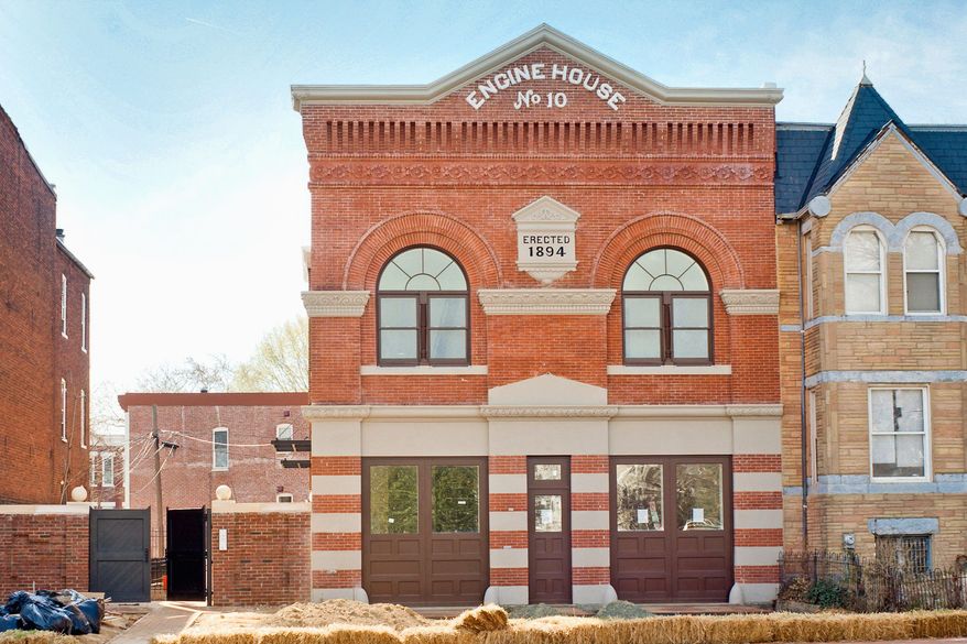 The Victorian-era fire station at 1341 Maryland Ave. NE has become the Engine House, contemporary-style condominium lofts developed by Hamel Builders and the Argos Group.