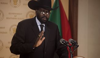 **FILE** Salva Kiir Mayardit, president of Southern Sudan (Associated Press)