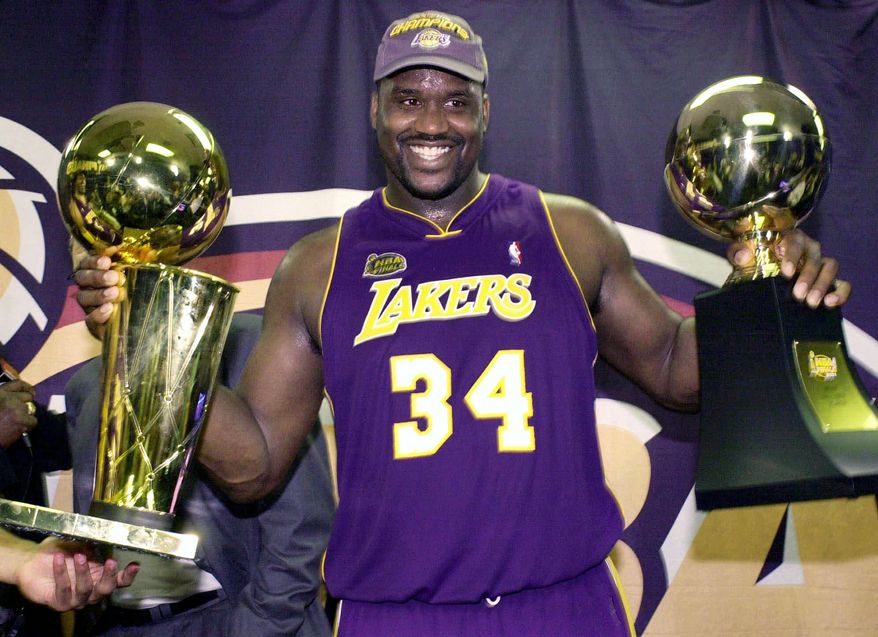 ASSOCIATED PRESS
15-time All-Star Shaquille O'Neal retires fifth all-time with 28,596 points, 12th with 13,099 rebounds, and a .582 field goal percentage that is second only to Artis Gilmore among players with more than 2,000 baskets.