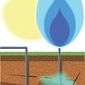 Illustration: Fracking by Alexander Hunter for The Washington Times