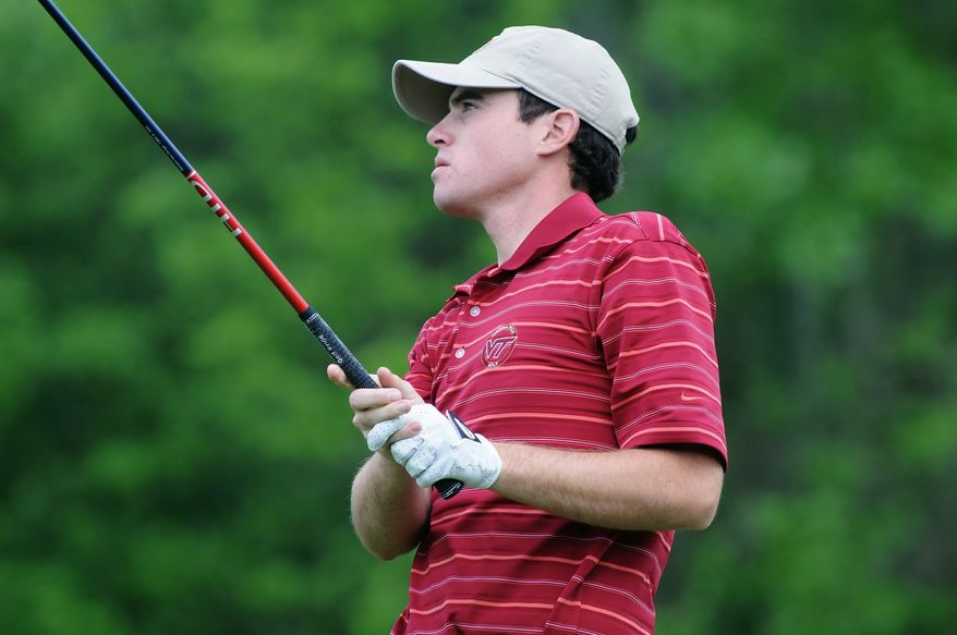 Drew Weaver will attempt to qualify for the U.S. Open on Monday at Woodmont Country Club in Rockville. The Open will be held June 16-19 at Congressional. (Dave Knachel/Virginia Tech)