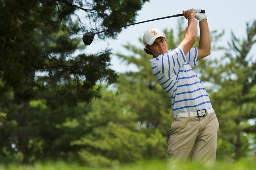 DREW ANGERER/THE WASHINGTON TIMES
Peter Uihlein's father, Wally, is the chairman and CEO of Acushnet Co., which includes golf brands such as FootJoy, Pinnacle and Titleist.