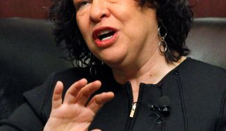&quot;It is beyond dispute that children will often feel bound to submit to police questioning when an adult in the same circumstances would feel free to leave,&quot; said Justice Sonia Sotomayor in the case involving juvenile rights. (Associated Press)
