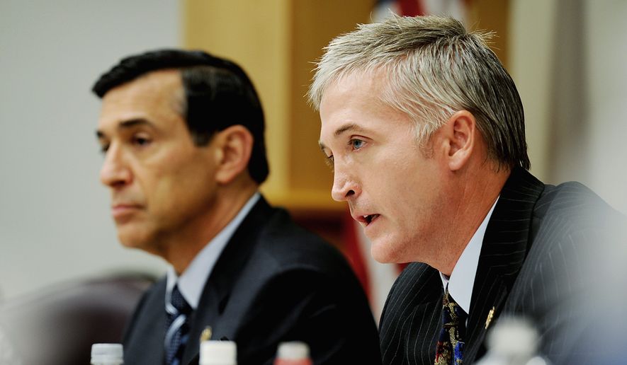 &quot;If the NLRB had its way, then once you plant your flag in a union state, then you can never leave,&quot; said Rep. Trey Gowdy, South Carolina Republican, of the ramifications for businesses. (Jeremy Lock/Special to The Washington Times)