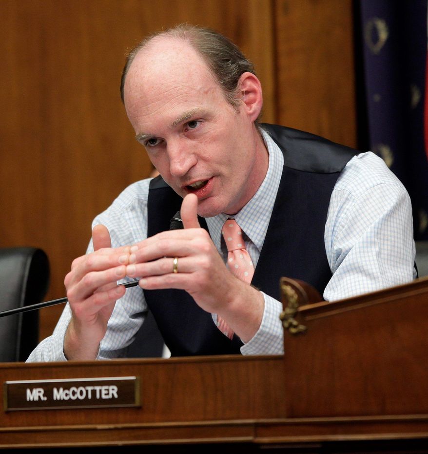 ** FILE ** Rep. Thaddeus G. McCotter, Michigan Republican. (ASSOCIATED PRESS)
