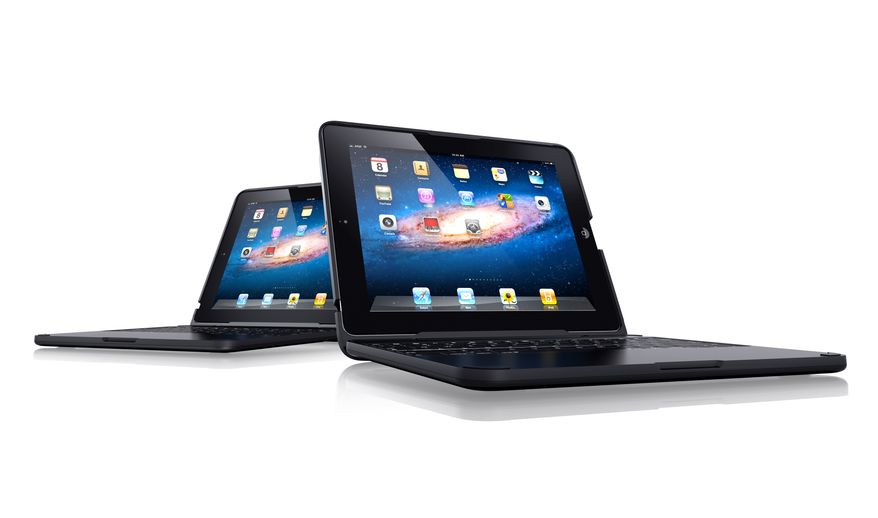 The $149 ClamCase, now available for Apple's iPad 2, sports a full-sized keyboard, the maker says.