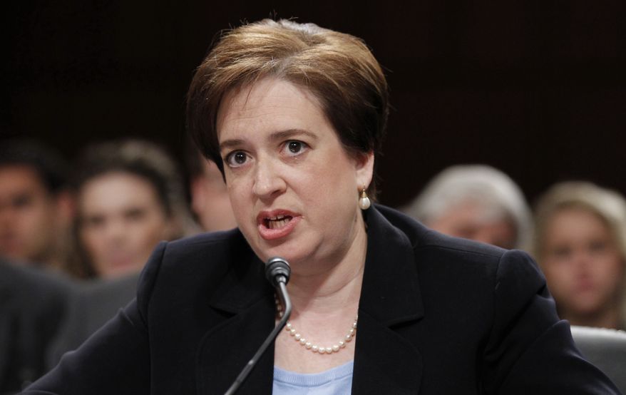 **FILE** Supreme Court Justice Elena Kagan (Associated Press)