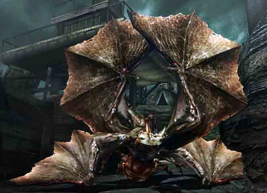 A creature I would rather not face in the portable video game Resident Evil: The Mercenaries 3D.