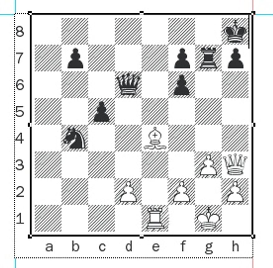 Galkin-Alekseev after 26...Rg7.