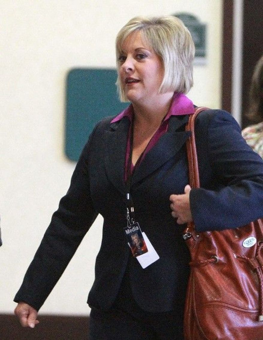 ** FILE ** Nancy Grace, host of a news-talk show on cable's HLN, made it clear that she thought the defendant was guilty as charged.