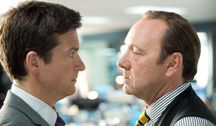 The new comedy &quot;Horrible Bosses&quot; features Kevin Spacey (right) as the sadistic employer of Jason Bateman&#x27;s character. (Warner Bros. Pictures via Associated Press)