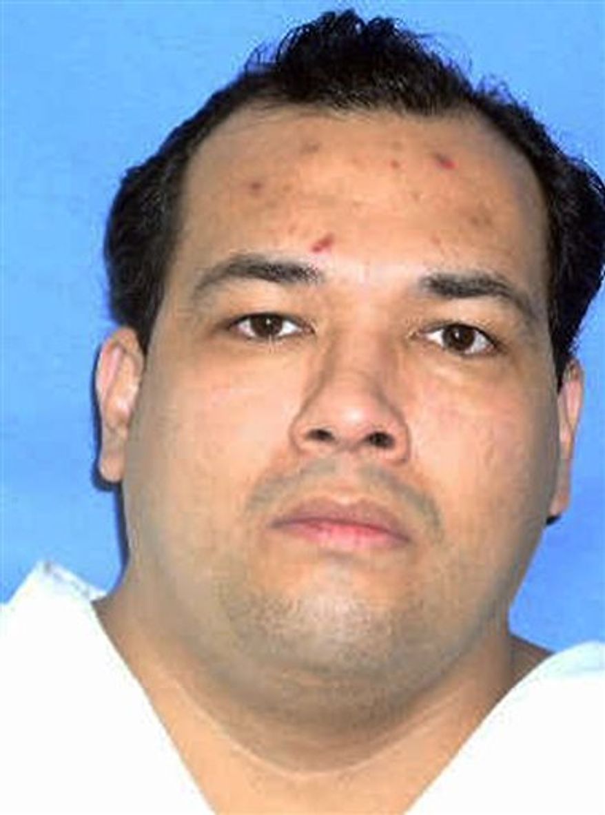 This undated handout photo provided by the Texas Department of Criminal Justice shows Humberto Leal. State lawyers have told the U.S. Supreme Court that appeals to halt this week's scheduled execution of the Mexican national for the 1994 rape-slaying of a 16-year-old San Antonio girl are without merit. Leal faces lethal injection Thursday in Huntsville,Texas. (AP Photo/Texas Department of Criminal Justice)