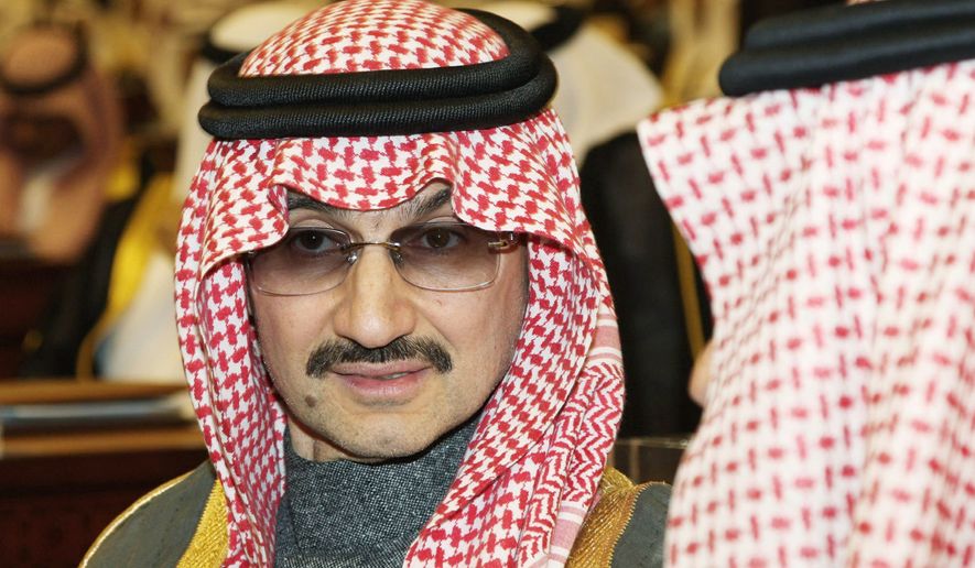 Saudi billionaire Prince Alwaleed bin Talal al-Saud