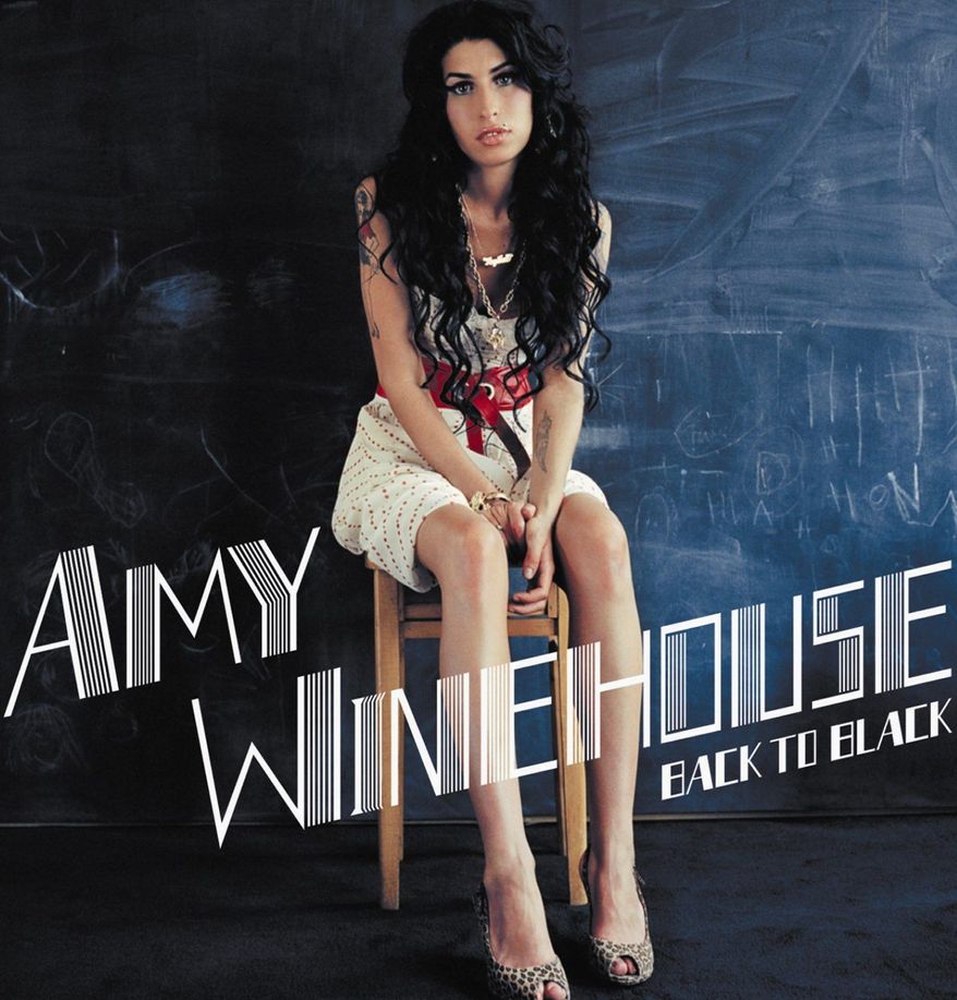 Album cover for Amy Winehouse's cd "Back to Black", which has again begun tearing up the charts after her tragic death this weekend.