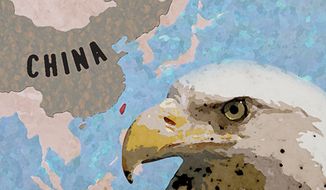 Illustration: China by Greg Groesch for The Washington Times
